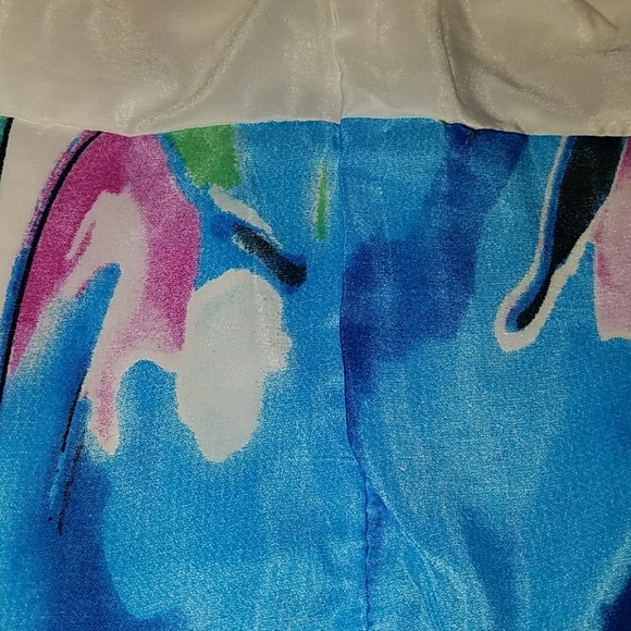 Sexy Sleeveless Strapless Maxi Dress Bright Floral - Picture 5 of 8